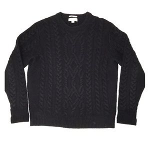 Wallace & Barnes Shetland Wool Cable Knit Sweater
